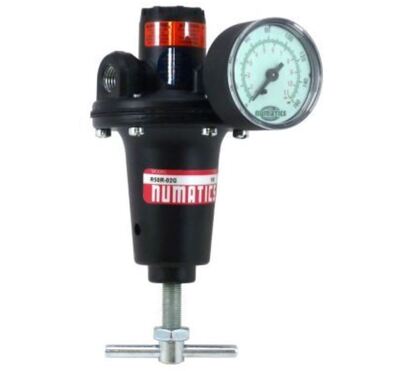 NUMATICS/AVENTICS HIGHFLOW REGULATOR 50 SERIES 3/8" NPT 0-125PSI NON-REL, GAUGE